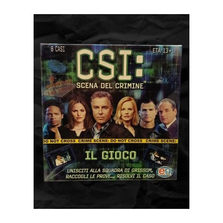CSI Scena del crimine IL GIOCO – Editrice Giochi 2004 gioco in italiano