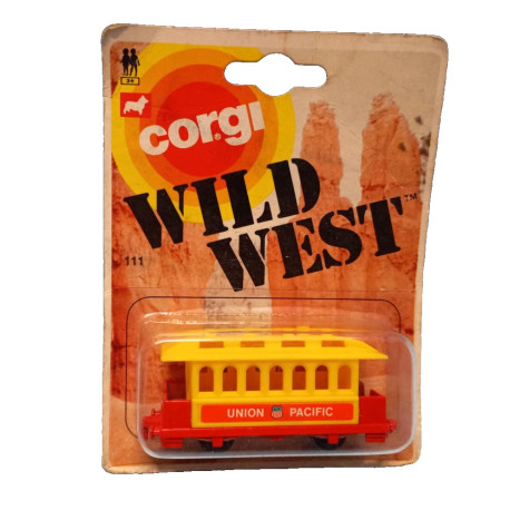 CORGI Juniors Wild West Carrozza UNION PACIFIC art.111 scala stile 1/64 HW