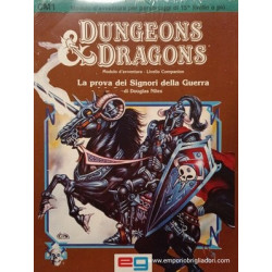 D&D Dungeons & Dragons 1983 AVVENTURA CM1 LA PROVA DEI SIGNORI DELLA GUERRA EG