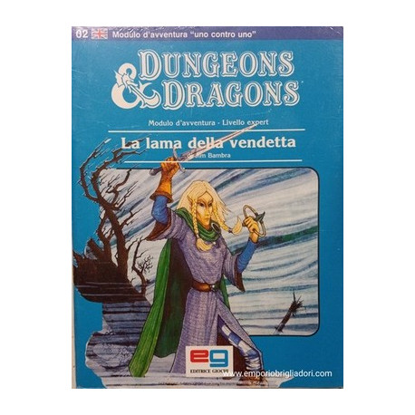 D&D Dungeons & Dragons 1983 MODULO AVVENTURA 02 LA LAMA DELLA VENDETTA EG