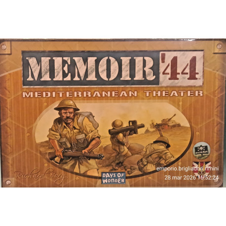 Memoir '44 Mediterranean Theater Board Game Expansion WW2 War Days of Wonder ENG