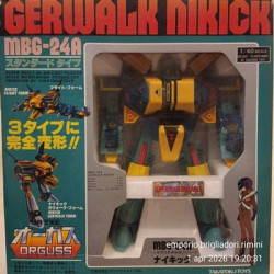 ORGUSS MBG-24A ROBOT GERWALK NIKICK SCALE 1/40 DIE CAST JAPAN NEW VINTAGE MODEL