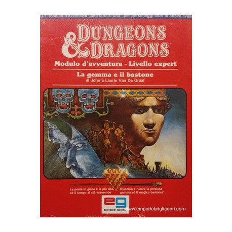 D&D Dungeons & Dragons 1983 MODULO AVVENTURA 01 LA GEMMA E IL BASTONE EG
