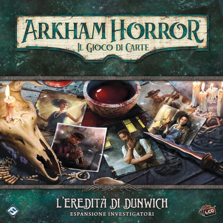 Arkham Horror LCG – L'EREDITA' DI DUNWICH Espansione INVESTIGATORI Asmodee