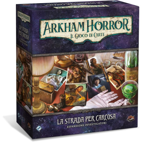 Arkham Horror LCG – LA STRADA PER CARCOSA Espansione INVESTIGATORI Asmodee