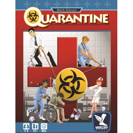 QUARANTINE - GIOCO DA TAVOLO IN INGLESE - MERCURY GAMES