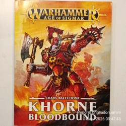 KHORNE BLOODBOUND - GW - WARHAMMER AGE OF SIGMAR - Libro Eserciti - NUOVO ITA
