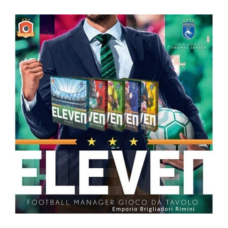 ELEVEN - EDIZIONE DELUXE GAMEFOUND + 5 ESPANSIONI IN ITALIANO NUOVO