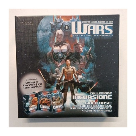 WARS - TCG set Base Incursione - Quay e Terrestri Maverick - Decipher Italiano