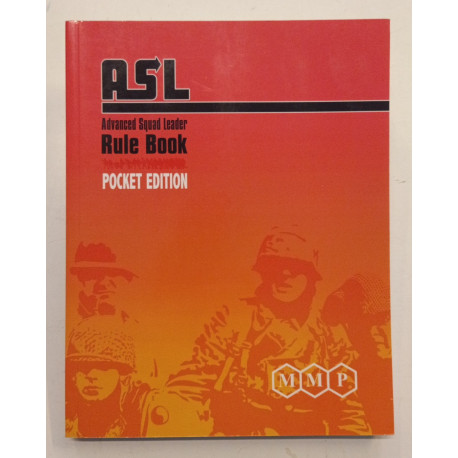 ADVANCED SQUAD LEADER RULE BOOK 2nd. ED. POCKET EDITION - MMP NUOVO ASL