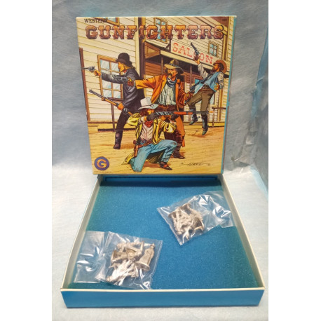Western Gunfighters - Grenadier Models (1992) - Set Miniature in Metallo Vintage