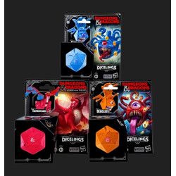 Dungeons & Dragons Dicelings Hasbro - Lotto 3 Figure d20 Trasformabili - NUOVI