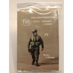 Verlinden Productions 214 Israeli Commando Lebanon 54mm 1/35 Resin Kit OOP