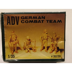 ADV AZIMUT 1/35 - German Combat Team - Set 4 Figure Resina - Kit 35220 NEW