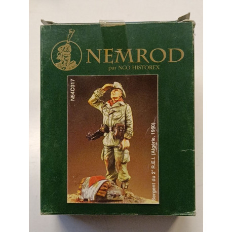 Nemrod Historex 54mm - Sergent 2ème R.E.I. Algérie 1960 - Resin Kit N54C017 OOP