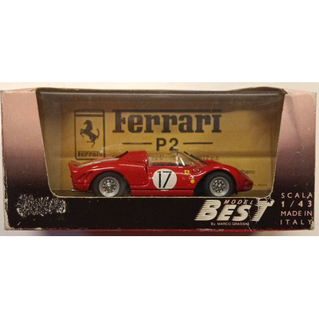 Ferrari 365 P2 Rossa -17 Le Mans 1965 - Model Best 1/43 - 9026 Made in Italy