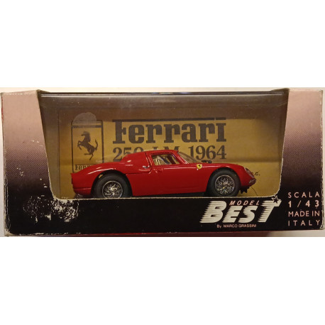 Ferrari 250 LM Rossa Prova 1964 - Model Best 1/43 Made in Italy - 9008