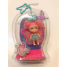 Mini Barbie Mariposa Mattel 2008 - Mini Doll Fata Farfalla Capelli Rosa - NUOVA