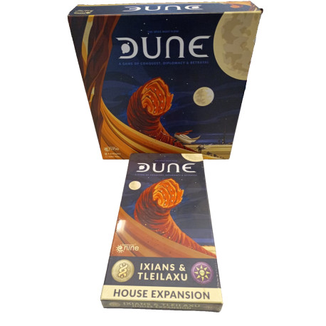 DUNE - Boardgame ENG + Exp. IXIANS & TLEILAXU ENG - GF9 RARE new Board Game