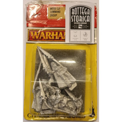 Warhammer Wood Elf Command Group Metal Blister Sealed OOP Citadel Vintage Glade