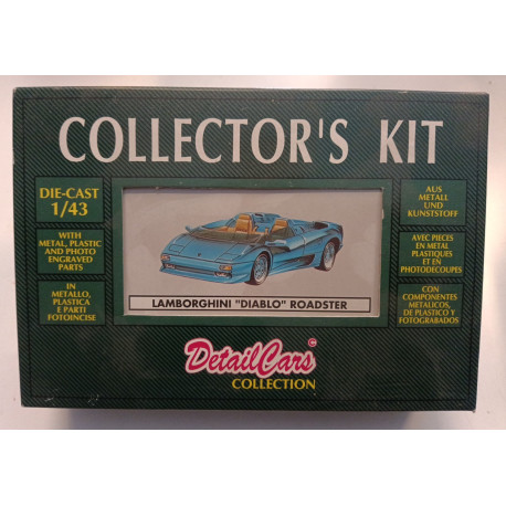 Lamborghini Diablo Roadster - DETAIL CARS COLLECTION 1/43 die cast model KIT