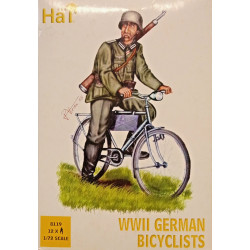 WWII German Bicyclist Figures Soldiers  1/72 Cod.8119 Hat SOLDATINI