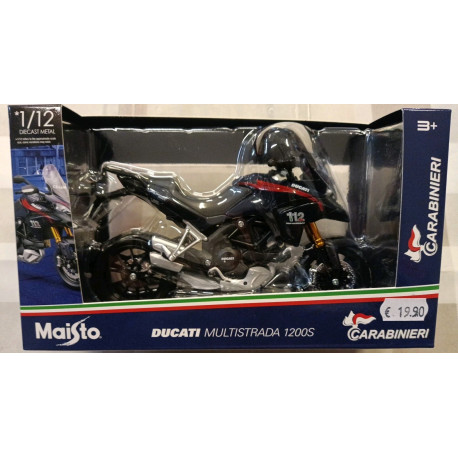 Carabinieri Moto Ducati Multistrada 1200 S - 1/12 Maisto  Die Cast Metal