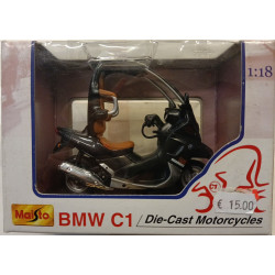 BMW C1 - 1:18 Die Cast Metal Motorcycles - MAISTO