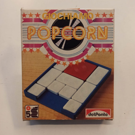 Giochiamo Pop Corn Del Ponte Canale 5 Gioco Tavolo Rompicapo Vintage NUOVO