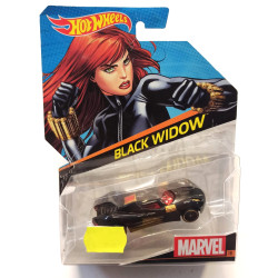 Hot Wheels Marvel Character Cars BLACK WIDOW -18 Mattel CGD59 - Nuovo in Blister