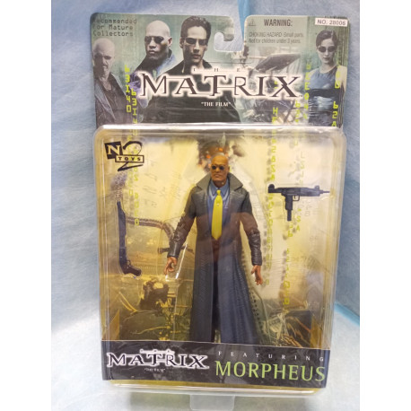 The Matrix MORPHEUS Action Figure N2 Toys 1999 Vintage Sigillato MOC Film Sci-Fi