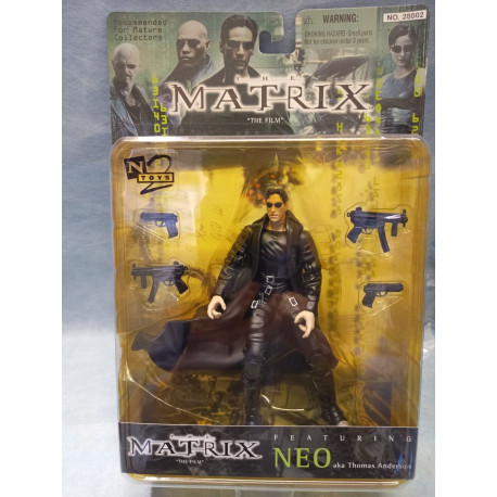 The Matrix NEO Action Figure 1999 N2 Toys MOC Sigillato Vintage Matrix Film