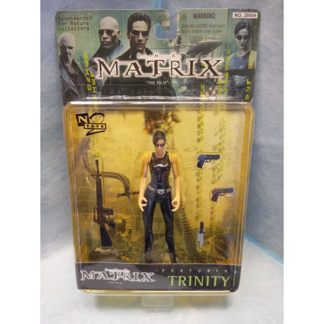 The Matrix Trinity Action Figure N2 Toys 1999 Serie 1 MOC Sigillata Vintage