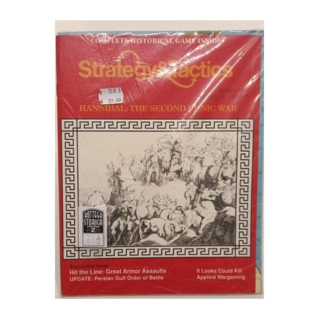 Strategy & Tactics Magazine St&T -141 HANNIBAL: THE SECOND PUNIC WAR – New