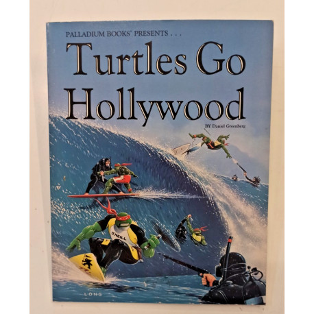 TMNT Turtles Go Hollywood Palladium Books 1990 TMNT RPG Avventura Modulo NUOVO
