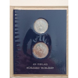 Vatican Silver Coins Set 1983 1984 Holy Year 500 1000 Lire Giovanni Paolo II