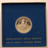 Vaticano 1984 Moneta 500 Lire Argento Beata Vergine Maria Fondo Specchio Proof B