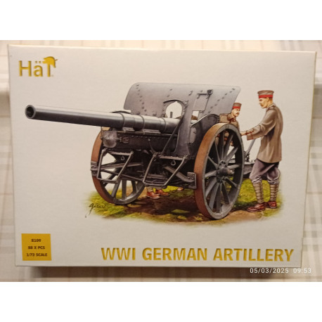 German Artillery WWI 1:72 Hat Soldatini Figures n.8109
