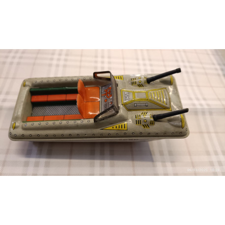 Amphiboius JEEP ANFIBIA USMC in latta a frizione 15 cm. '60 Made in Italy