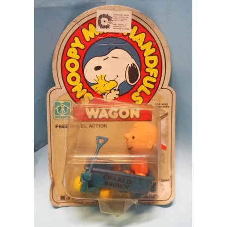 Snoopy Mini Handfuls Flying Ace Wagon Hasbro 1982 MOC Sigillato Vintage