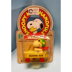 Snoopy Mini Handfuls Flying Ace Wagon Hasbro 1982 MOC Sigillato Vintage