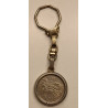 Italiano: Portachiavi Moneta 500 Lire Argento 1961 Centenario Unita d'Italia