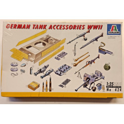 Italeri 424 German Tank Accessories WWII 1:35 Kit Accessori Carri SIGILLATO