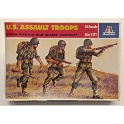 Italeri 331 US Assault Troops 1:35 Model Kit Figurini Militari SIGILLATO WW2