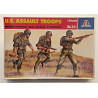Italeri 331 US Assault Troops 1:35 Model Kit Figurini Militari SIGILLATO WW2