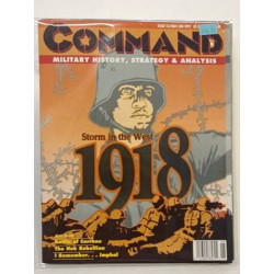 Command Magazine 16 1992 Wargame Storm in the West 1918 Unpunched Boardgame WW1