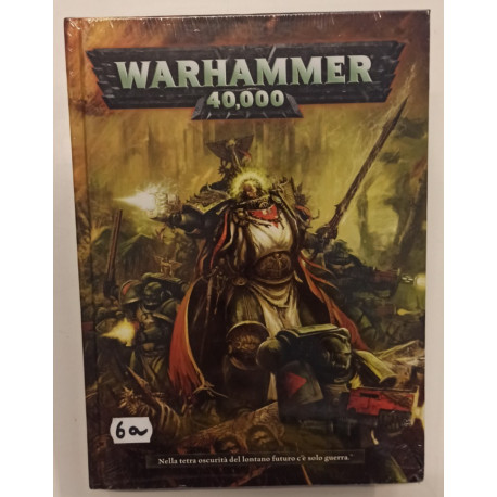 WARHAMMER 40000 MANUALE DI REGOLE 6a ED 2012 ITALIANO GAMES WORKSHOP SIGILLATO