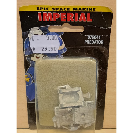 Epic Space Marine Imperial 076041 Predator Miniatures  Vintage Nuove GW