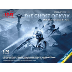 Mig 29 Ukranian The Ghost of Kiev Scala 1/72 Plastic Model Kit 72140 ICM
