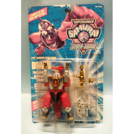 Superhuman Samurai Drago Syber-Squad 1994 Action Figure